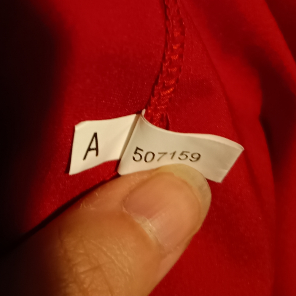 🍋NY&C Ruby Red Button-Down Shirt | Size Small - Picture 11 of 12